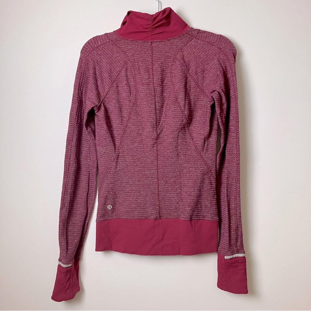 Lululemon Runderful Half Zip in Berry Rumble - Picture 7 of 12